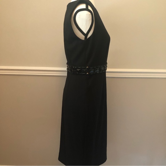 Calvin Klein Black Knit Cocktail Dress - Picture 3 of 9